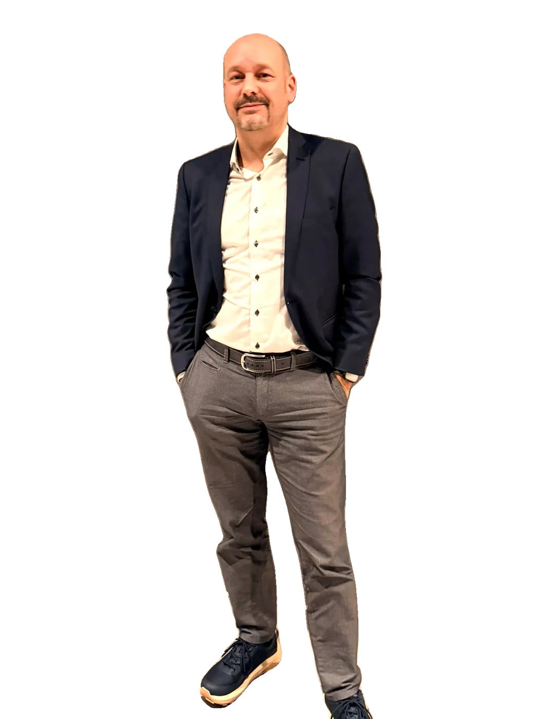 Harry Niemeier, entspannt im Promo Studio in Stendal
